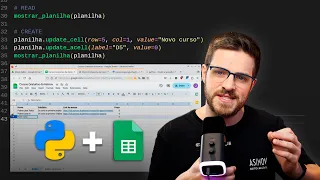 Como integrar a API do Google Sheets com Python - basico ao avancado