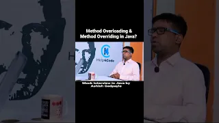 Difference between method overloading and method overriding in java