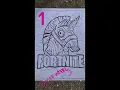 Fortnite coloring page choose which one I color next