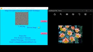 Python Code for Image Encryption Decryption Using AES Algorithm