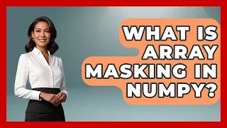 What Is Array Masking In NumPy - Python Code School