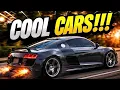 Exeter RI cars and coffee cars entering pullouts chill - May 2026