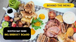 How a small coastal town cafe serves a giant breakfast board