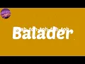 (Lyrics) Balader - Soolking