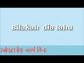 Download Lagu LIRIK KAHITNA - ANDAI DIA TAHU