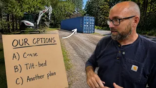 The road back to boat work:  moving into the workshop & our conex moving choices. Ep. 690