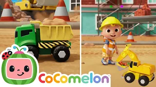 Excavator vs Dump Truck! Which One Is Your Favourite? 🚜🏗️ |  CoComelon Nursery Rhymes & Songs