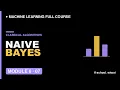 M6L7 Naive Bayes Explained Visually Machine Learning free course