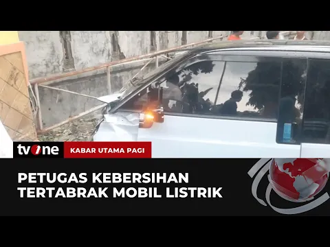 Petugas Kebersihan Tewas Tertabrak Mobil Listrik saat Memungut Sampah