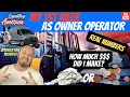 How Much Did I Make My 1st Week as Owner Operator Sprinter Van Business