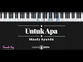 Download Lagu Untuk Apa - Maudy Ayunda (KARAOKE PIANO - FEMALE KEY)