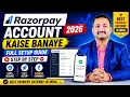Razorpay Account Kaise Banaye 2026 Full Setup Guide Step by Step Best Payment Gateway in India