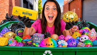 TROVIAMO NELLA SPAZZATURA 100 SQUISHY RAVIOLI VIRALI! 🗑️♻️