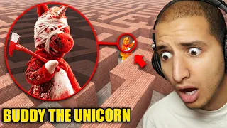 I Found BUDDY THE UNICORN in a MAZE...