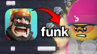 I made Brazilian Funk using CLASH ROYALE sounds