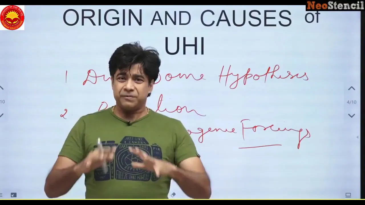 Geography | THE URBAN HEAT ISLAND EFFECT | Alok Ranjan's IAS | NeoStencil