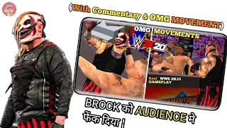 wwe 2k20 psp brock lesnar vs the fiend bray wyatt omg movements wwe 2k20 ppsspp gameplay
