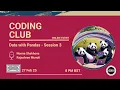 Coding Club Python Data with Pandas