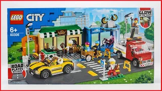 Lego City 60306 Shopping Street Speed Build