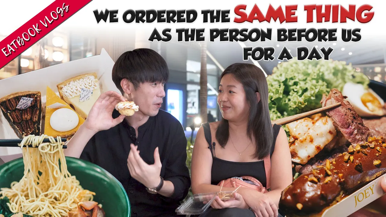 We Ordered The Same Thing As The Person Before Us For A Day | Eatbook Vlogs | EP 64