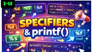 Beginner C Specifiers Printf