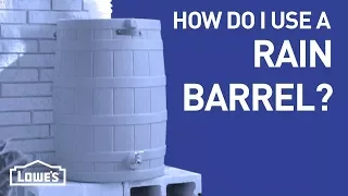 How Do I Use a Rain Barrel DIY Basics