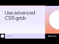 How to create with advanced CSS Grid with Wix Studio