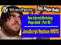 JavaScript HREF Replacement - WordPress Plugin Development 2021 part 25