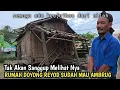 VIRAL..Rumah Doyong Rayod Di Tahan Jodangan Bambu Milik Pak Amat Yang Prihatin Di Cianjur Jawa Barat
