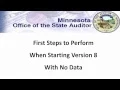 CTAS Version 8 First Steps Starting Out With No Data