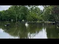 Flooding at Regner Park West Bend Wi