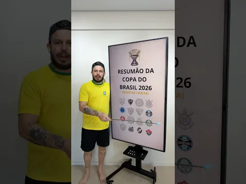Resumão das Quartas da Copa do Brasil: jogos de volta ⚽🏆 #futebol