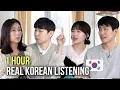 Lagu 1 HOUR Natural Korean Conversation 🇰🇷 - Listening Practice [KOR/ENG SUB]