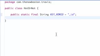 Android Application Development Tutorial 112 Setting up SQLite Database Variables 720p 30fps H26