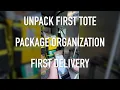 How To Unpack The First Tote and Make The First Delivery for Amazon Drivers