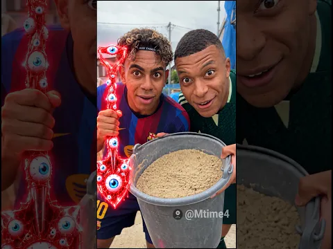 Yamal & Mbappé Kept Collecting Random Stuff… 👀🧱 #parody #football #yamal