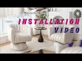 360 Swivel Accent Chair Installation