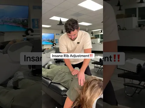I bet she can breathe better after this #chiropractor #adjustment #gettingadjusted #occhiro