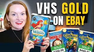 These Vintage Disney VHS are SELLING LIKE CRAZY Reselling Disney VHS on Ebay