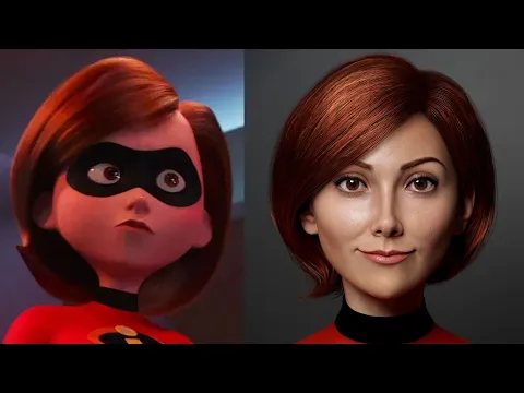 3D Model of Elastigirl (Helen Parr) from The Incredibles