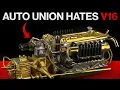 THE EXPLOSIVE TRUTH BEHIND AUTO UNION'S BANNED TYPE C V16 SUPERCHARGED ENGINE