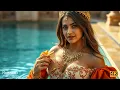 Download Lagu 4K AI Art Lookbook｜Exquisite Curvy Lady in Cream Dress by Calm Blue Water