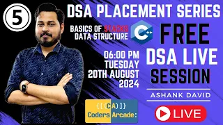 Mastering DSA in C for Placements Session 5 Basics of STACKs Data Structure