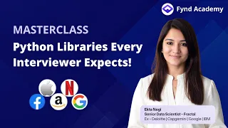 Python Libraries Every Interview Expects You to Know Recorded Masterclass