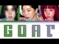 MINA, DAHYUN, CHAEYOUNG (TWICE) 'G.O.A.T' COLOR CODED LYRIC
