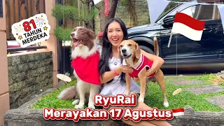 RYUKI & RAIDEN LOMBA MAKAN KERUPUK MERAYAKAN 17 AGUSTUS!!😍