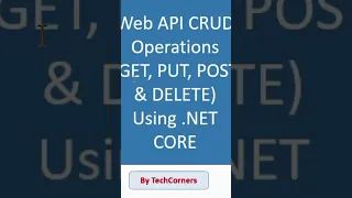 CRUD Operations In Web API Using EF and SQL Server Net Core