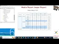 How to Create Matrix Report in Jasper Report Jasper Report Server Mr Gactack