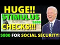 NEW FOURTH Stimulus Checks FOR ALL SSI SSDI Social Security HUGE 800 BOOST Daily News
