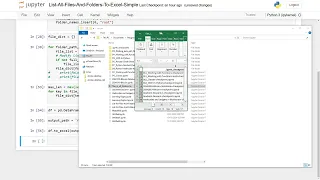 List All Files And Folders in Excel With Python